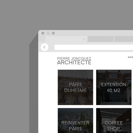 Site internet – Pierre Joncquez