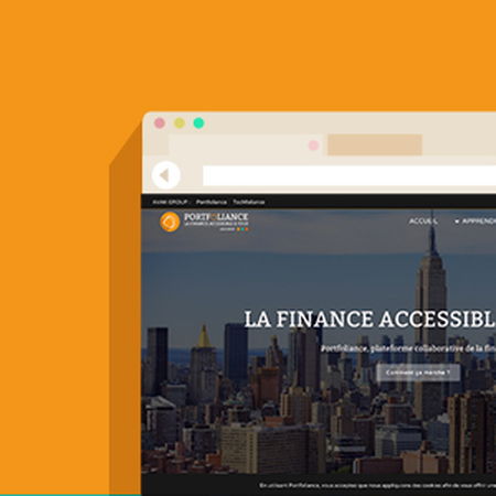 Site internet – Portfoliance